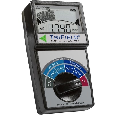 Detector radiatii electrice, magnetice, radio/microwave/5G – TriField TF2