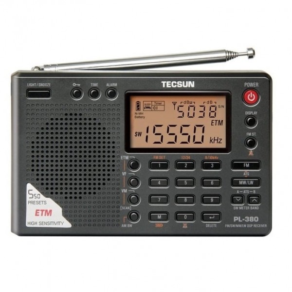 Tecsun PL-380 DSP Receiver (FM stereo/SW/MW/LW)
