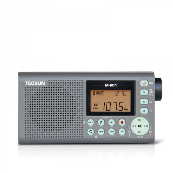 Tecsun M‑601 DSP FM Radio, Audio Player & Recorder